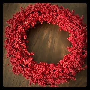 Red berry wreath